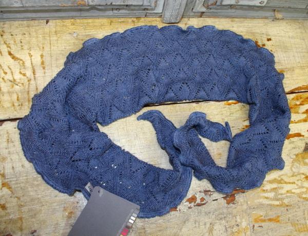 Minischal, Halstuch Daisy Jeans von Invero Merino, reine Merinowolle